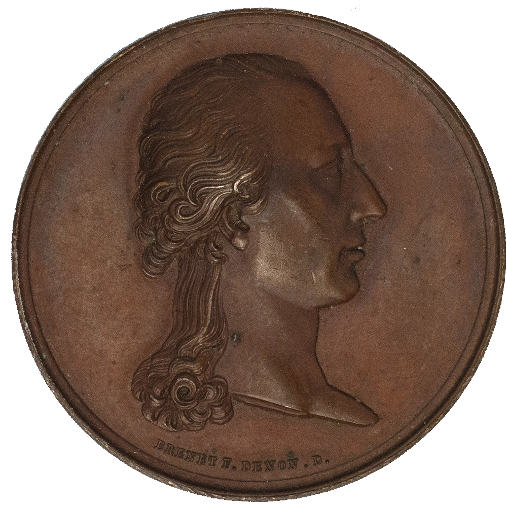Médaille de bronze 1810 L'archiduc Ferdinand en tant que grand-duc d'Autriche, en visite à la Monnaie de Paris