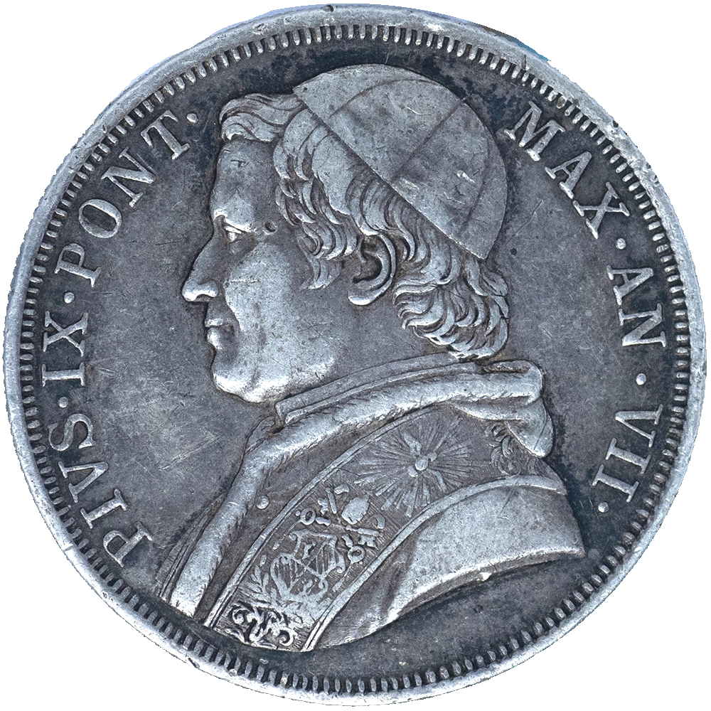 Pièce de monnaie : Vatican Scudo Pie IX 1853 Rome