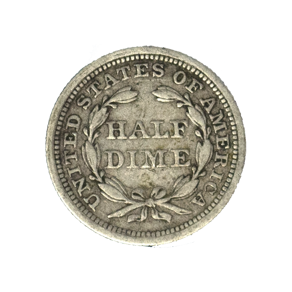 Pièce de monnaie : Seated Liberty Half Dimes 1855 Philadelphie