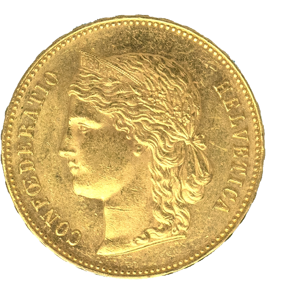 Pièce de monnaie : Suisse-20 Francs Helvétia 1893 Berne