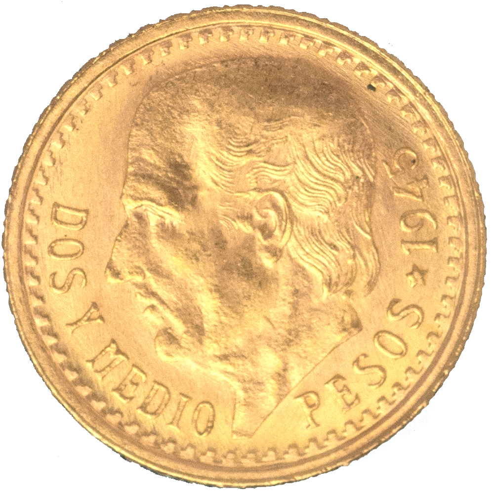 Pièce de monnaie : Mexique-2,5 pesos 1945 Mexico