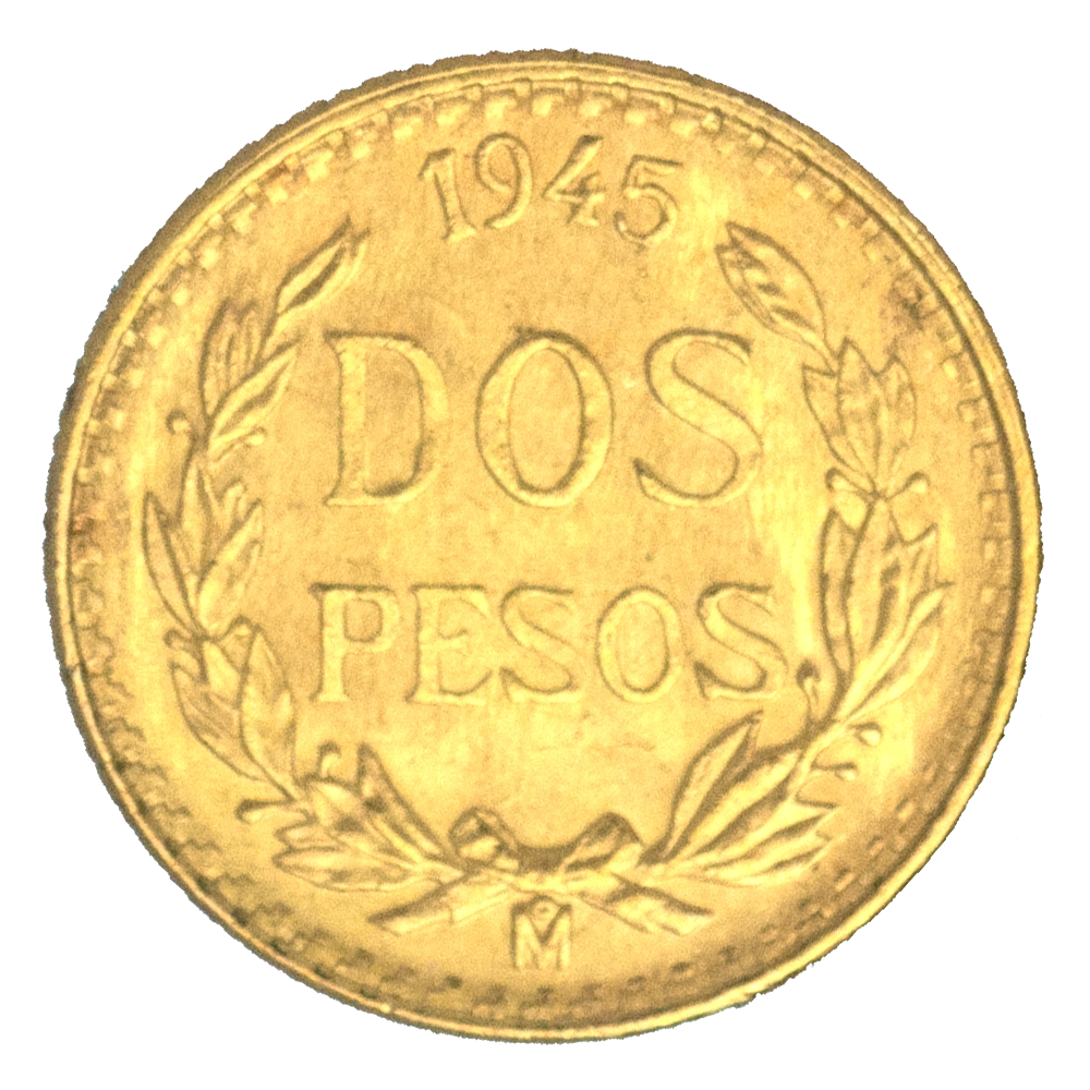 Pièce de monnaie : Mexique-2 Pesos 1945 Mexico