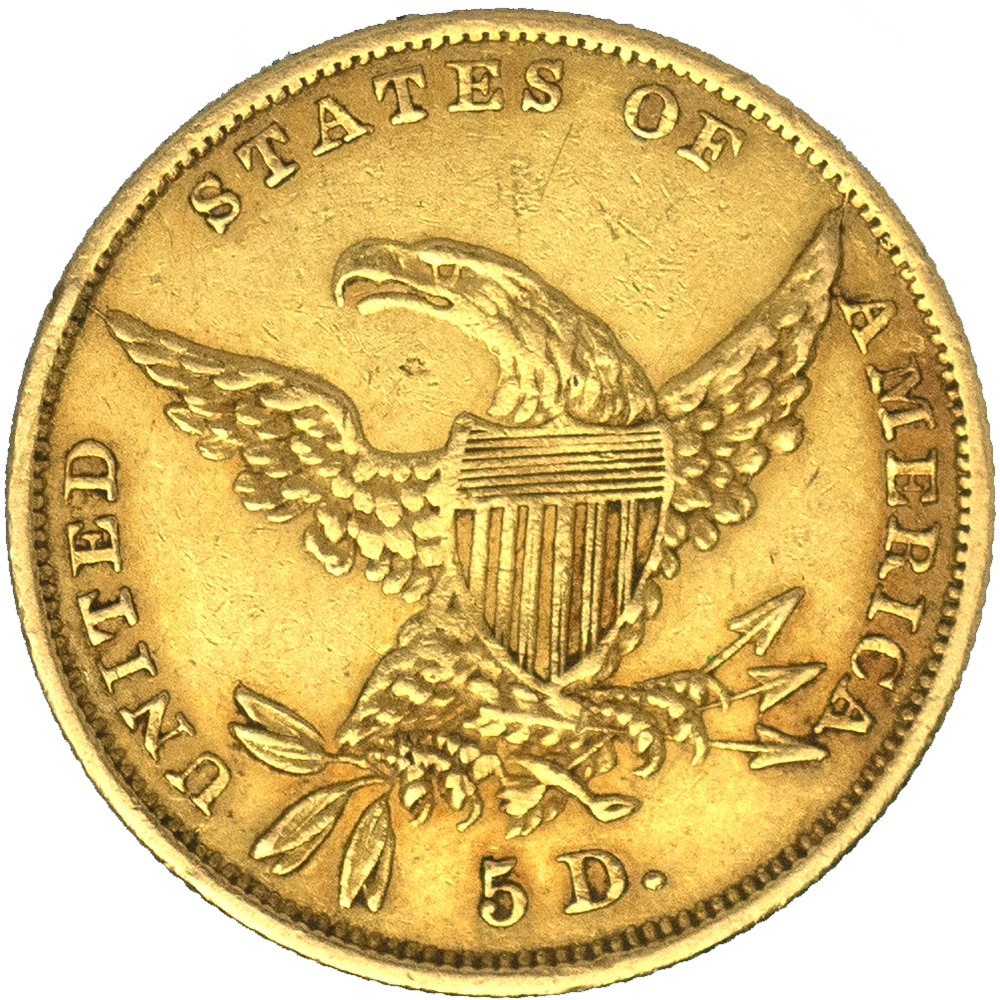 Pièce de monnaie : Etats-Unis-5 Dollars 