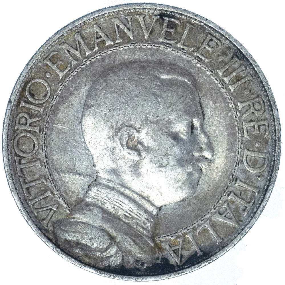 Pièce de monnaie : Italie-Victor-Emmanuel III 2 Lire 1908 Rome