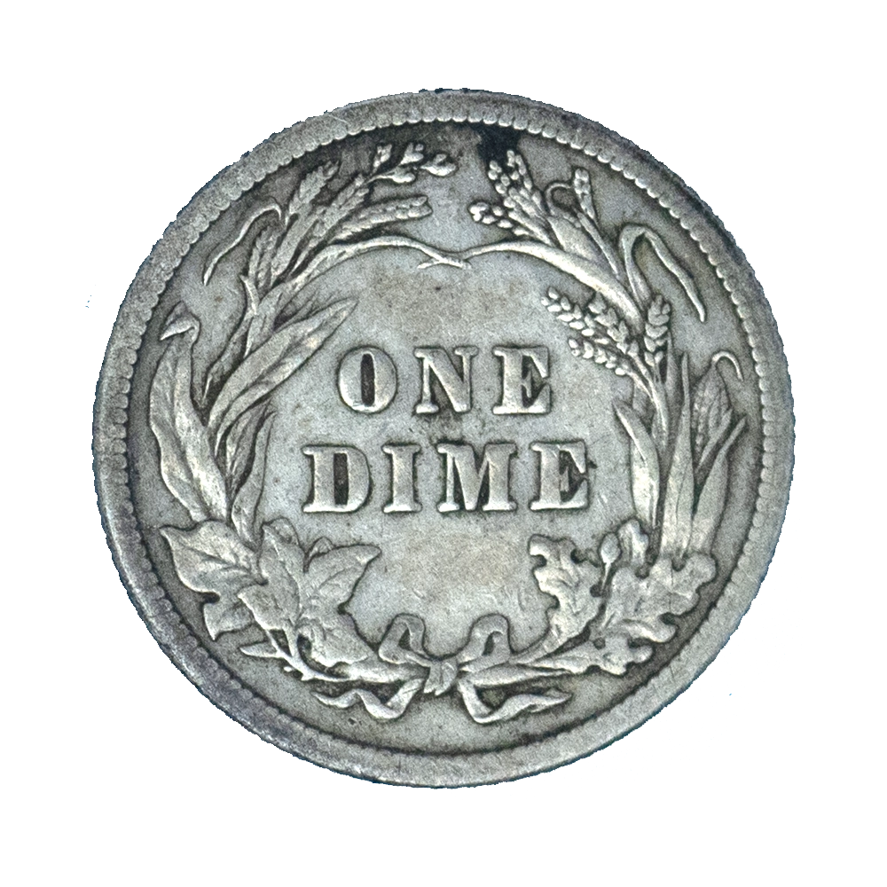 Pièce de monnaie : États-Unis 1 Dime Barber 1914 Philadelphie