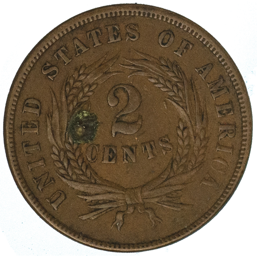 Pièce de monnaie : Etats-Unis 2 Cents 1864 Philadelphie