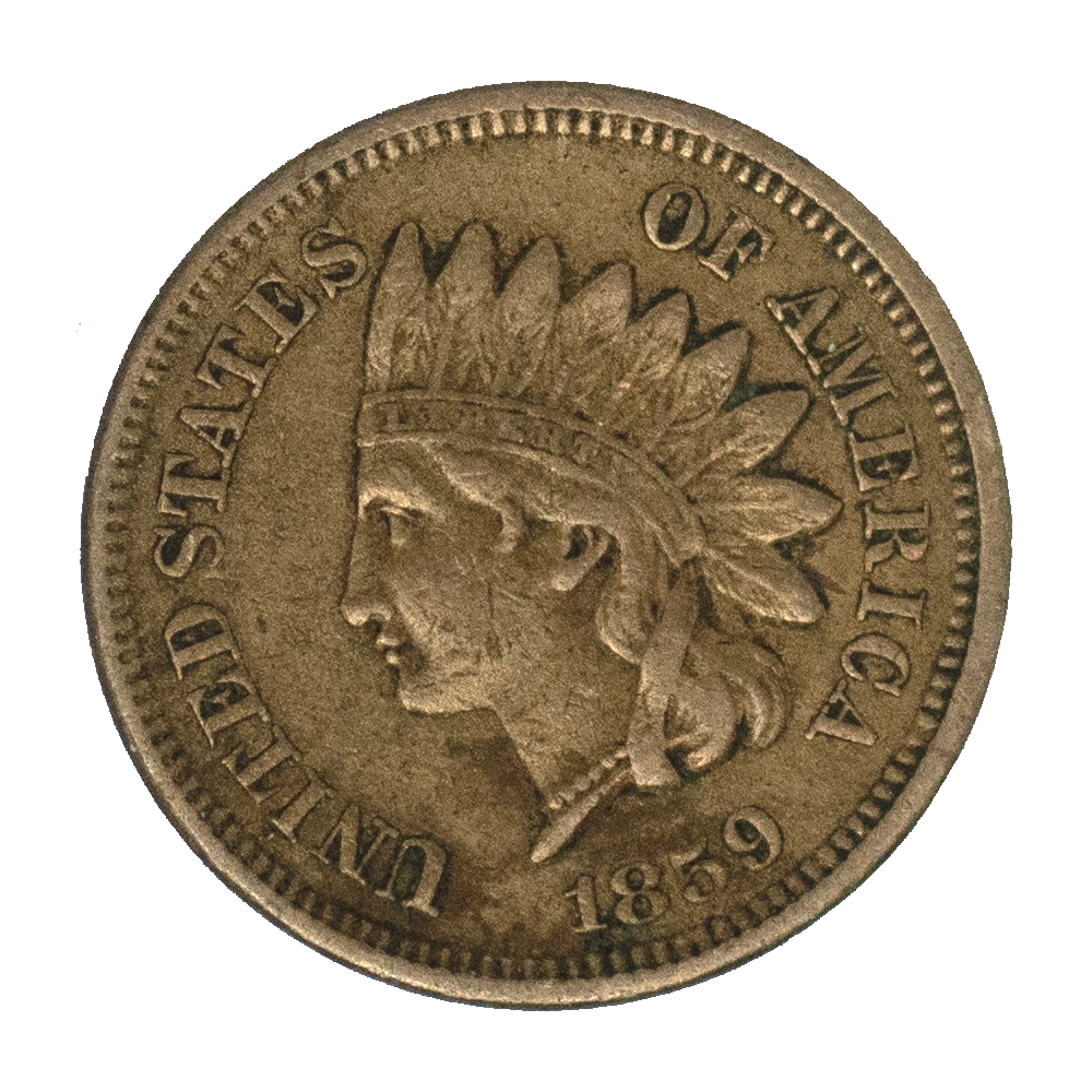 Pièce de monnaie : Etats-Unis 1 cent Indian Head 1859 Philadelphie