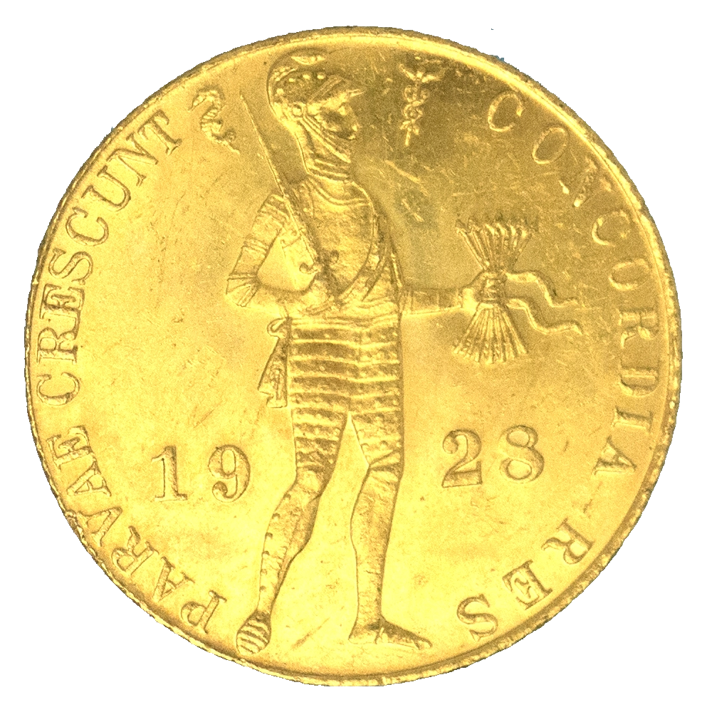 Pièce de monnaie : Pays-Bas-Ducat au chevalier 1928 Utrecht