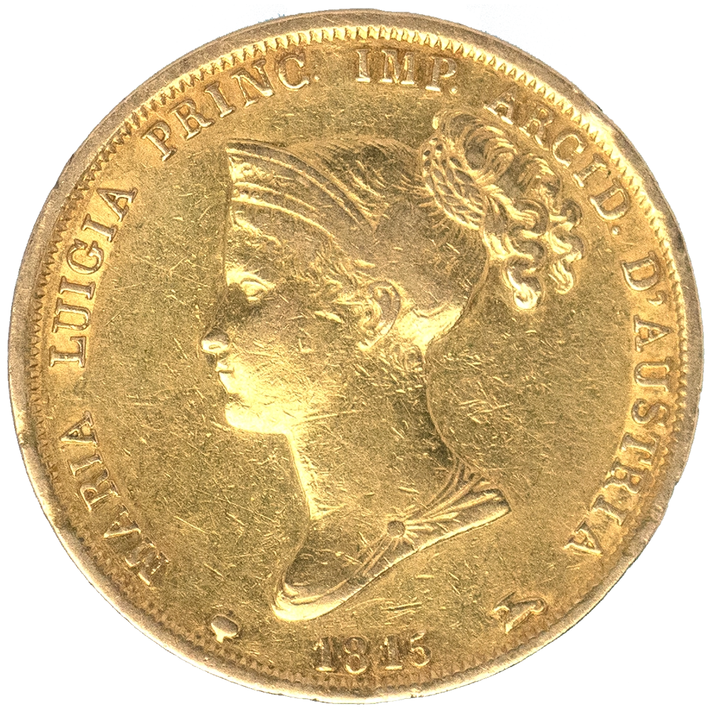 Pièce de monnaie : Italie-Duché de Parme-40 lire 1815 Marie-Louise-Milan