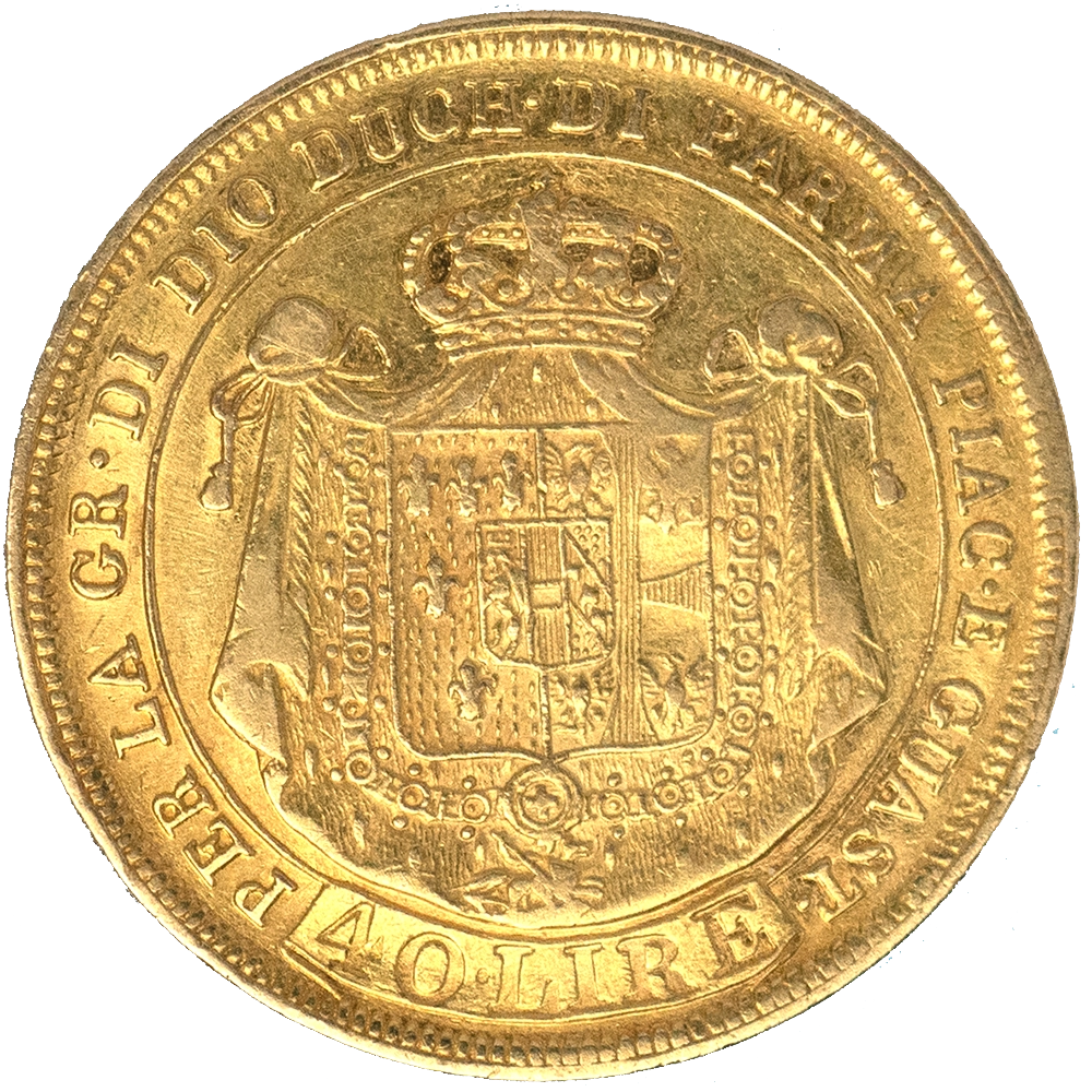 Pièce de monnaie : Italie-Duché de Parme-40 lire 1815 Marie-Louise-Milan