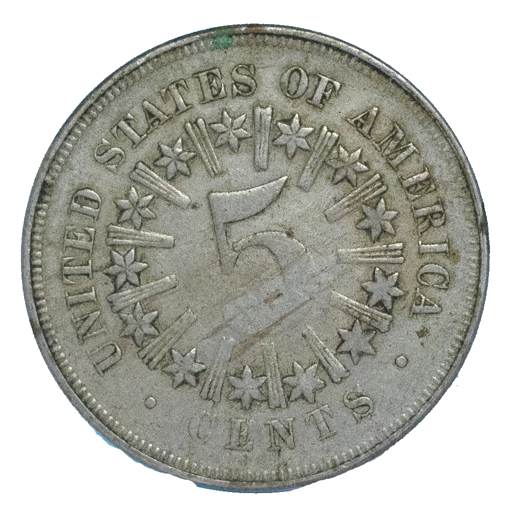 Pièce de monnaie : États-Unis 5 cents 