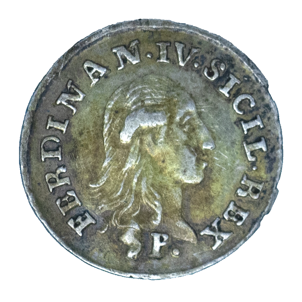 Pièce de monnaie : Naples, Ferdinand IV Carlino ou 10 Grana 1795