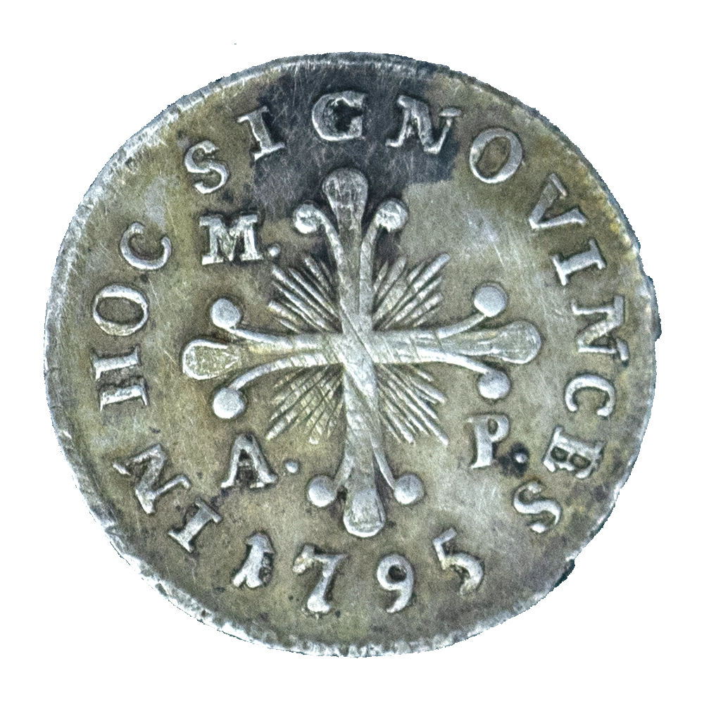 Pièce de monnaie : Naples, Ferdinand IV Carlino ou 10 Grana 1795