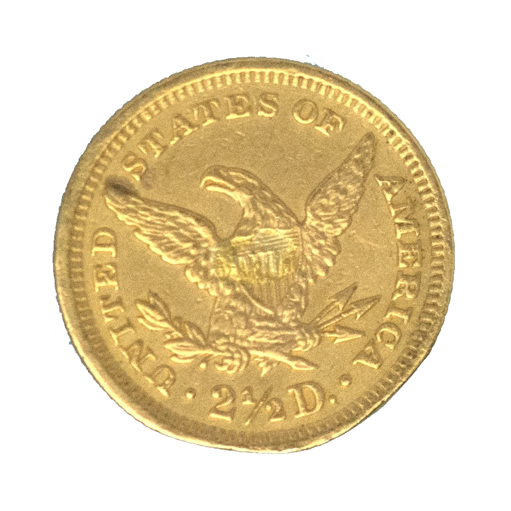 Pièce de monnaie : États-Unis-2,5 Dollars 
