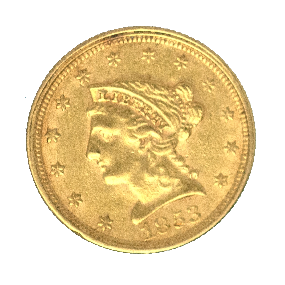 Pièce de monnaie : États-Unis-2,5 Dollars 