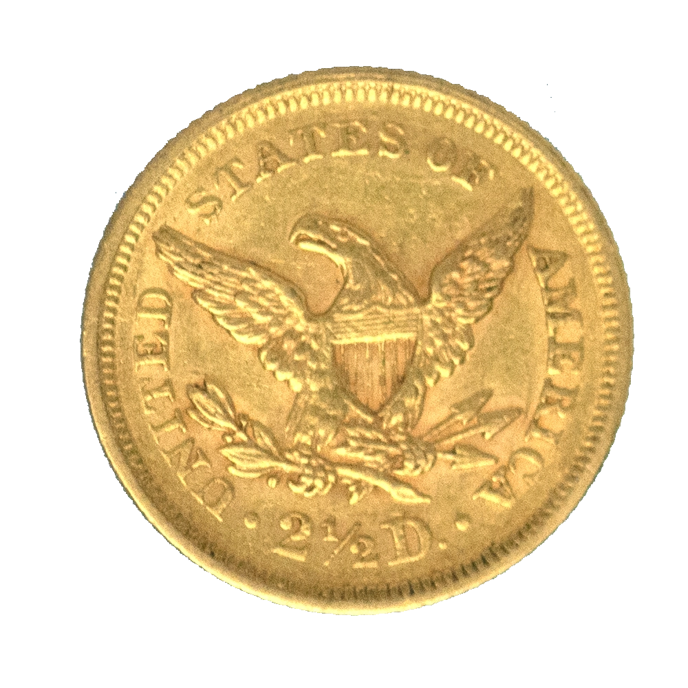 Pièce de monnaie : États-Unis-2,5 Dollars 