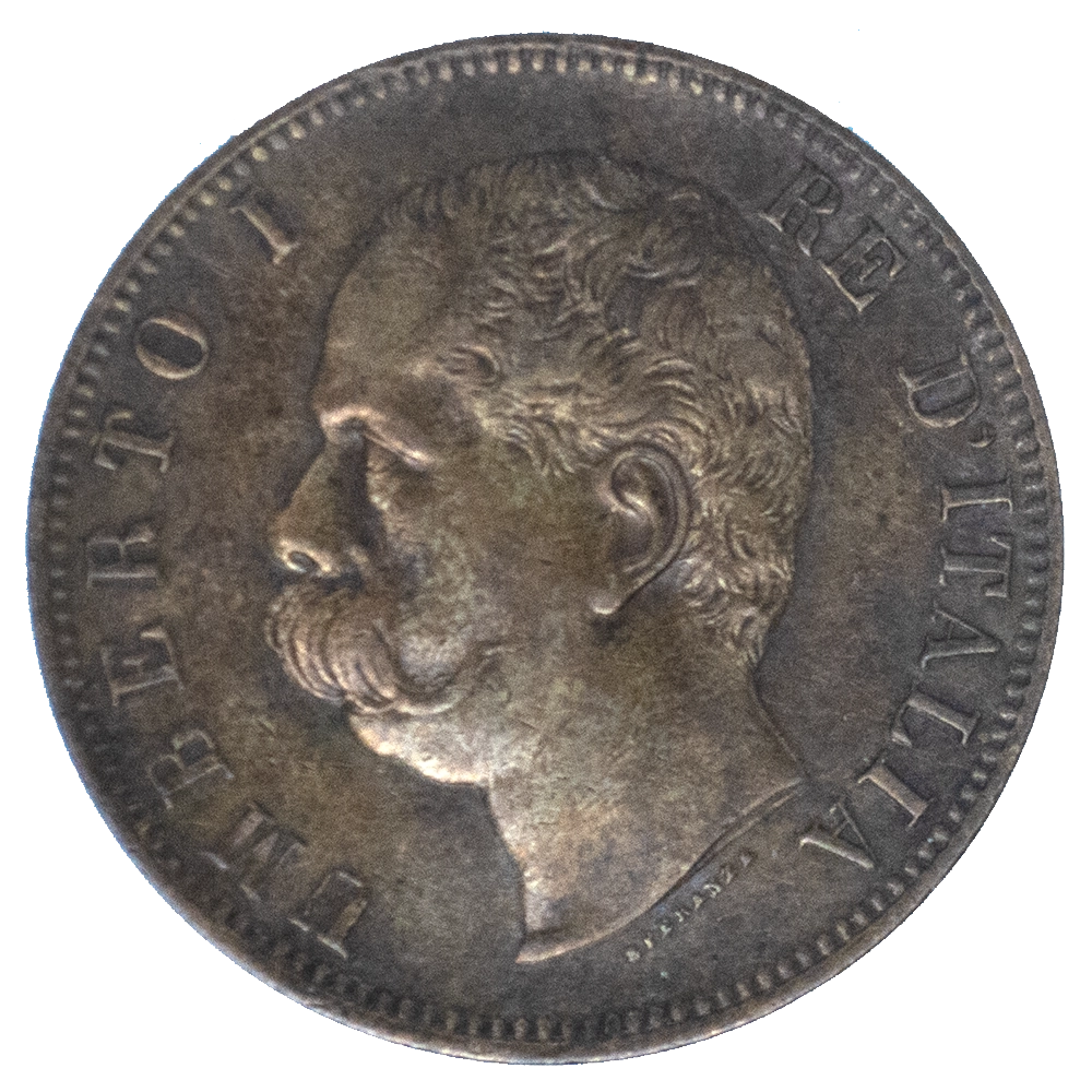 Pièce de monnaie : Italie 10 centesimi Umberto Ier 1893 Birmingham