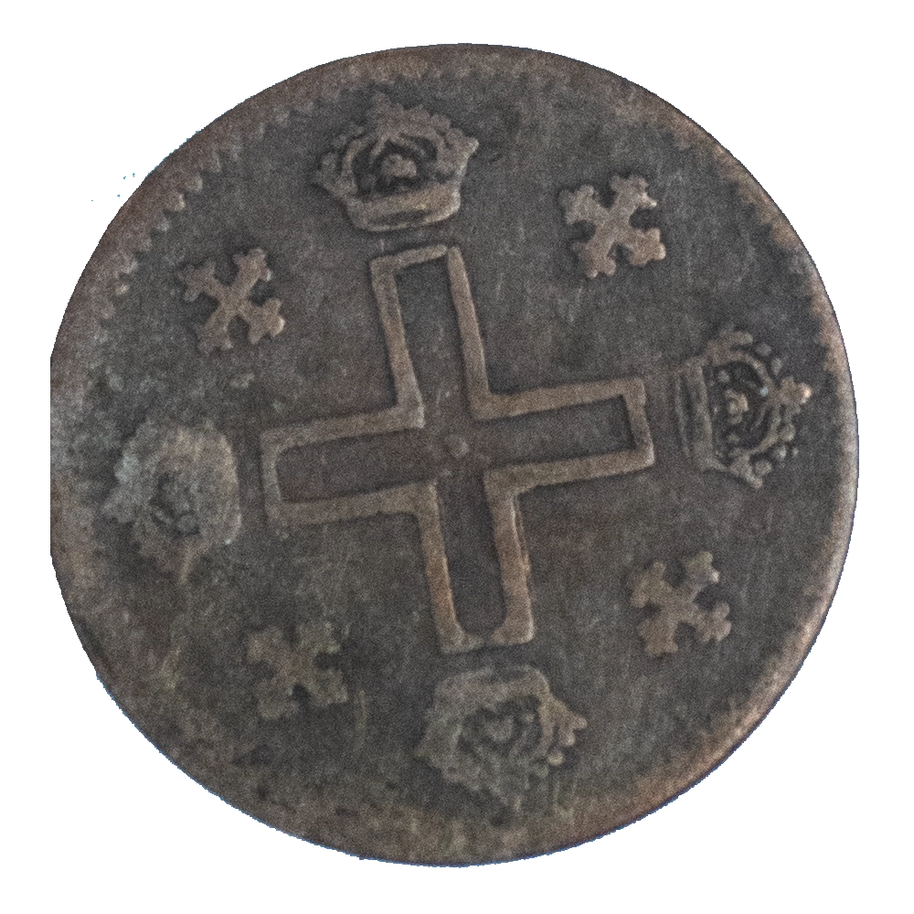 Pièce de monnaie : Victor Amédée II Sol 1718 Turin