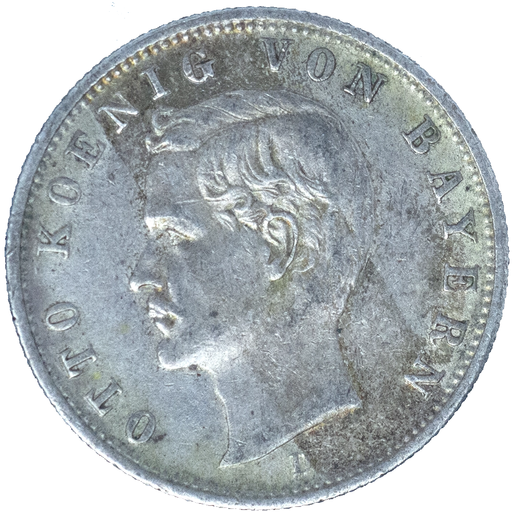 Pièce de monnaie : Allemagne-Royaume de Bavière-2 mark Otto 1905 Munich