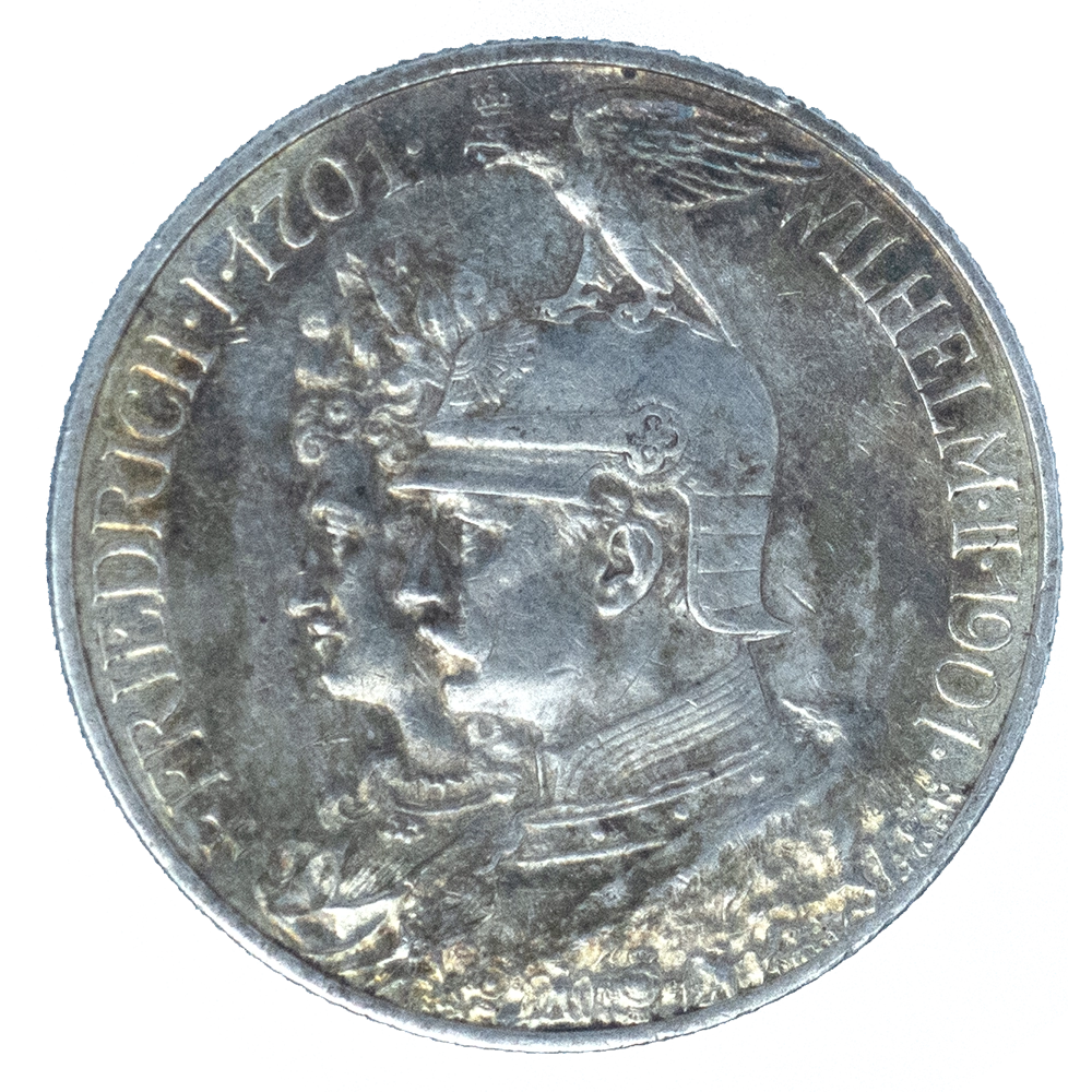 Pièce de monnaie : Allemagne Guillaume II 2 Marks 1901 Berlin
