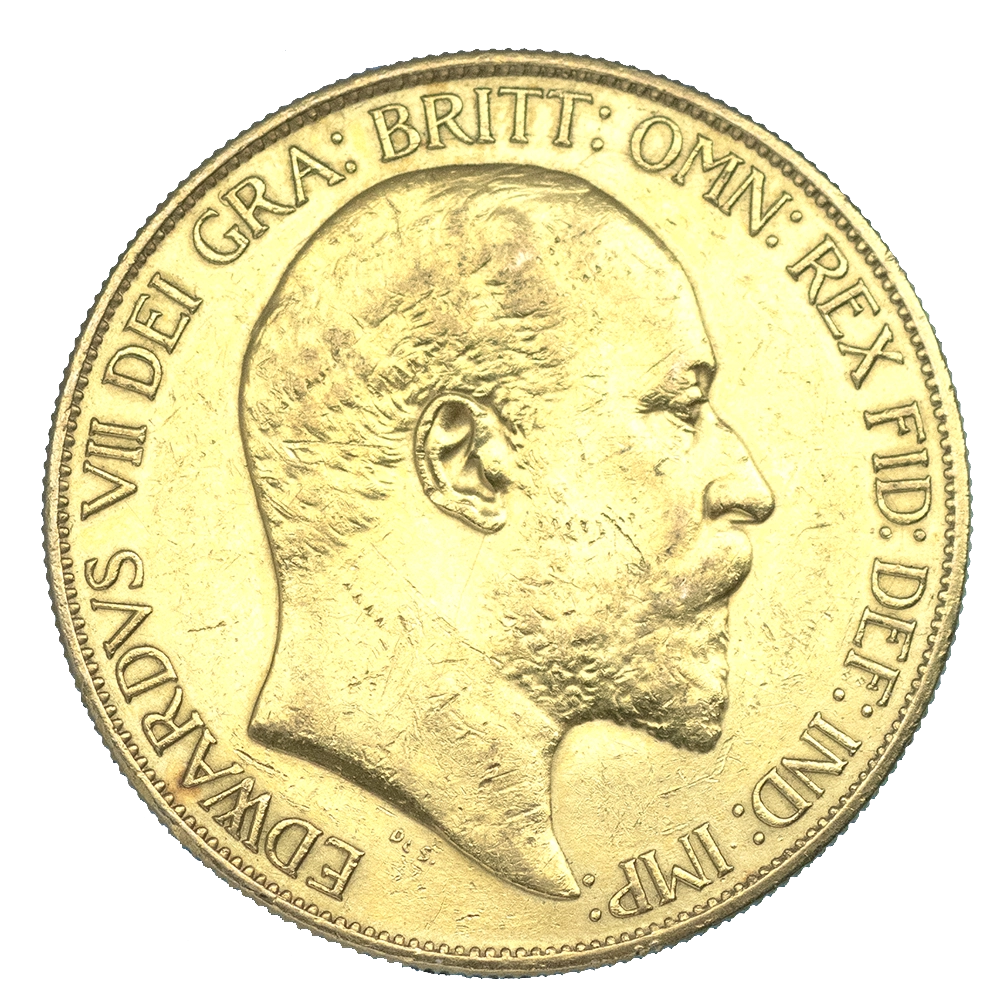 Pièce de monnaie : Royaume-Uni Édouard VII 5 Livres 1902 Londres