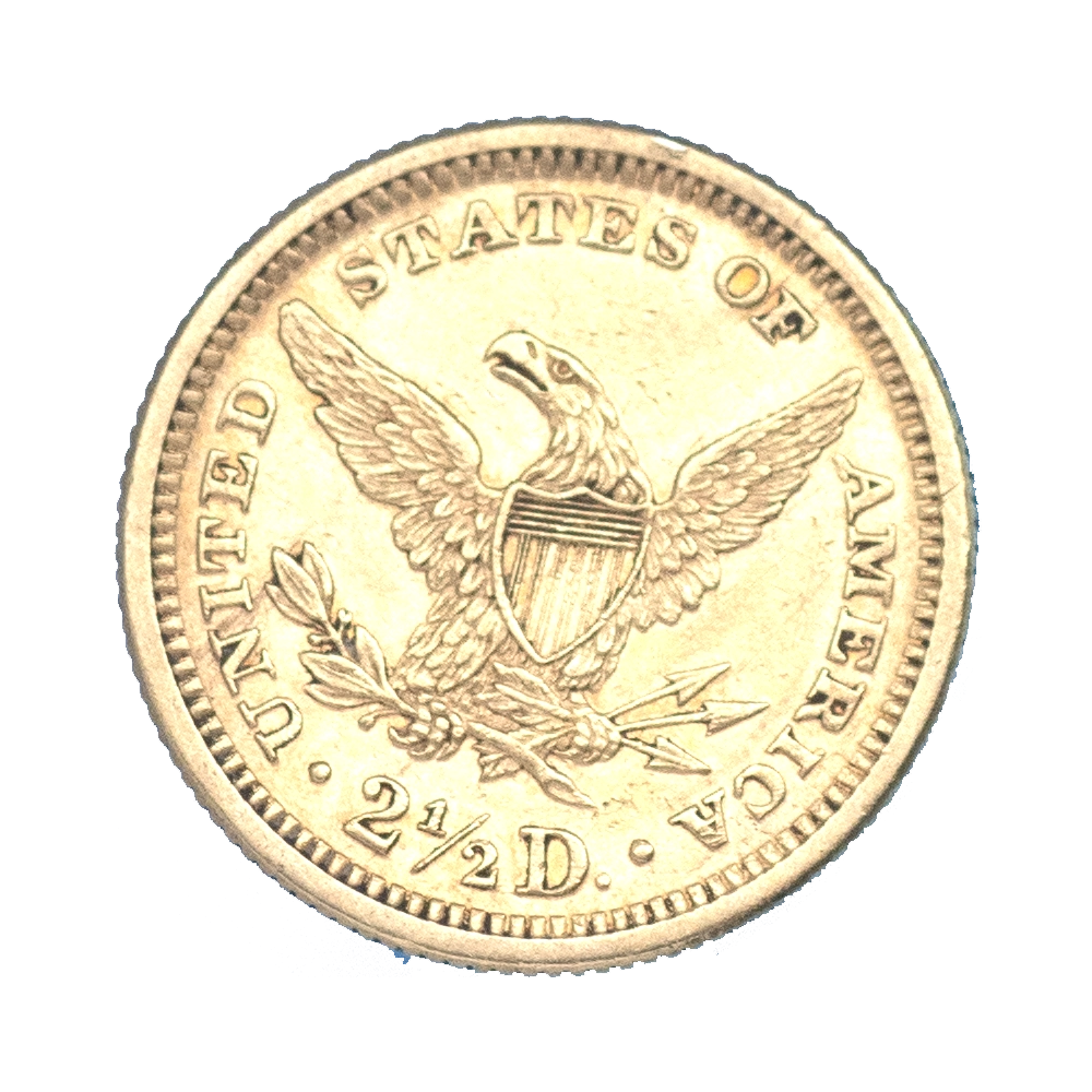Pièce de monnaie : États-Unis-2,5 Dollars 