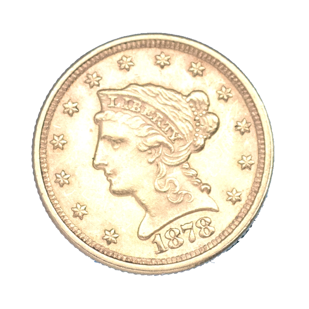 Pièce de monnaie : États-Unis-2,5 Dollars 