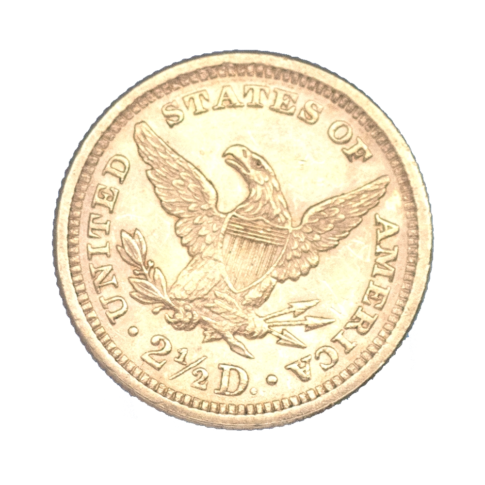 Pièce de monnaie : États-Unis-2,5 Dollars 