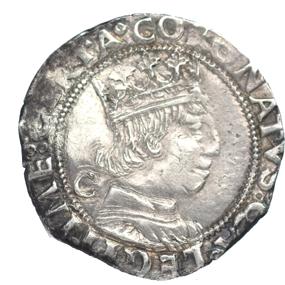 Pièce de monnaie : Royaume de Naples Ferdinand I Coronato ou carlin n.d. Naples