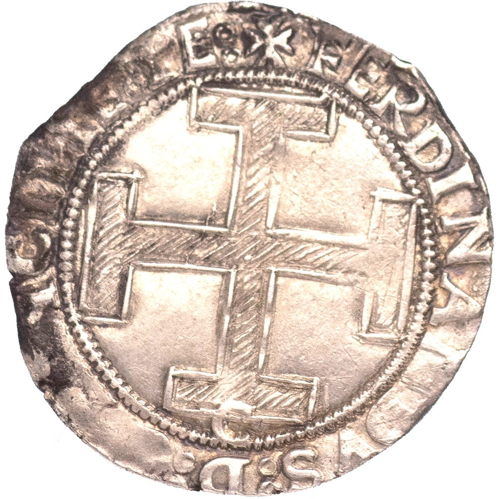 Pièce de monnaie : Royaume de Naples Ferdinand I Coronato ou carlin n.d. Naples