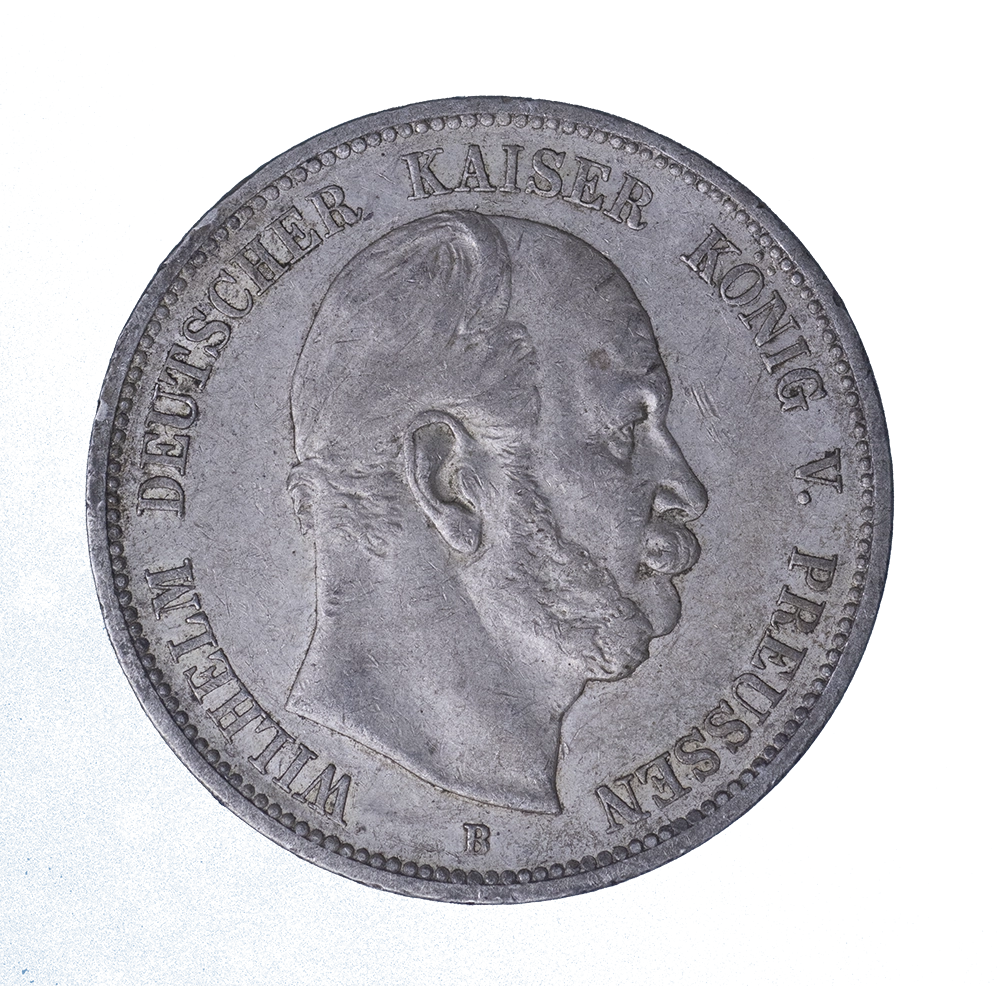 Allemagne-Royaume de Prusse Guillaume Ier 5 Mark 1876 Hanovre