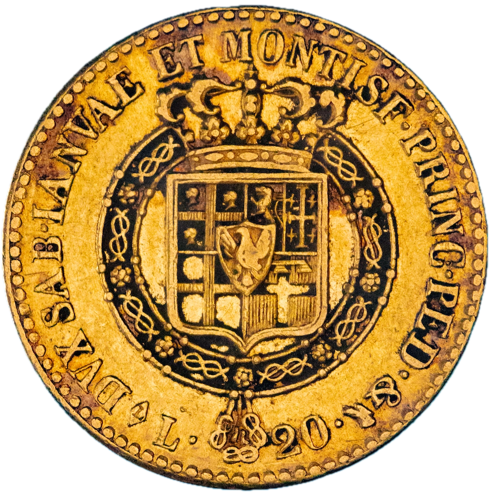 Pièce de monnaie : Italie-Victor Emmanuel I 20 Lire 1817 Turin