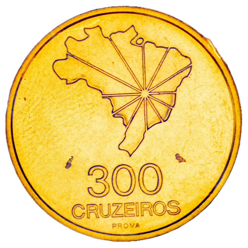 Brésil - Essai 300 Cruzeiros - anniversaire des 150 ans de l'indépendance