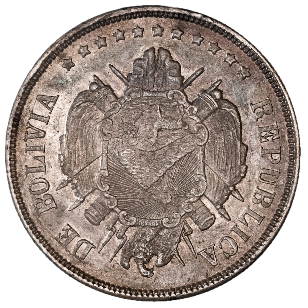Bolivie 1 boliviano 1870 Potosi