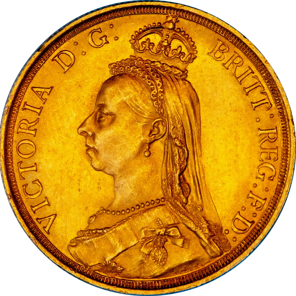Royaume-Uni Double Souverain Victoria 1887 Londres