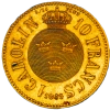 Pièce de monnaie : Suède-10 Francs ou 1 Carolin Charles XV 1869 Stockholm