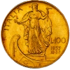 Pièce de monnaie : Italie-Victor Emmanuel III-100 Lire 1933 Rome