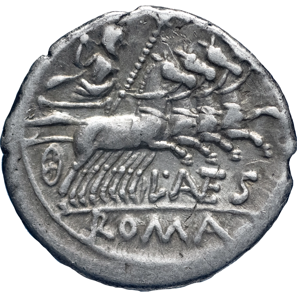 République Romaine Antestius Denier c. 136 av. JC, Rome