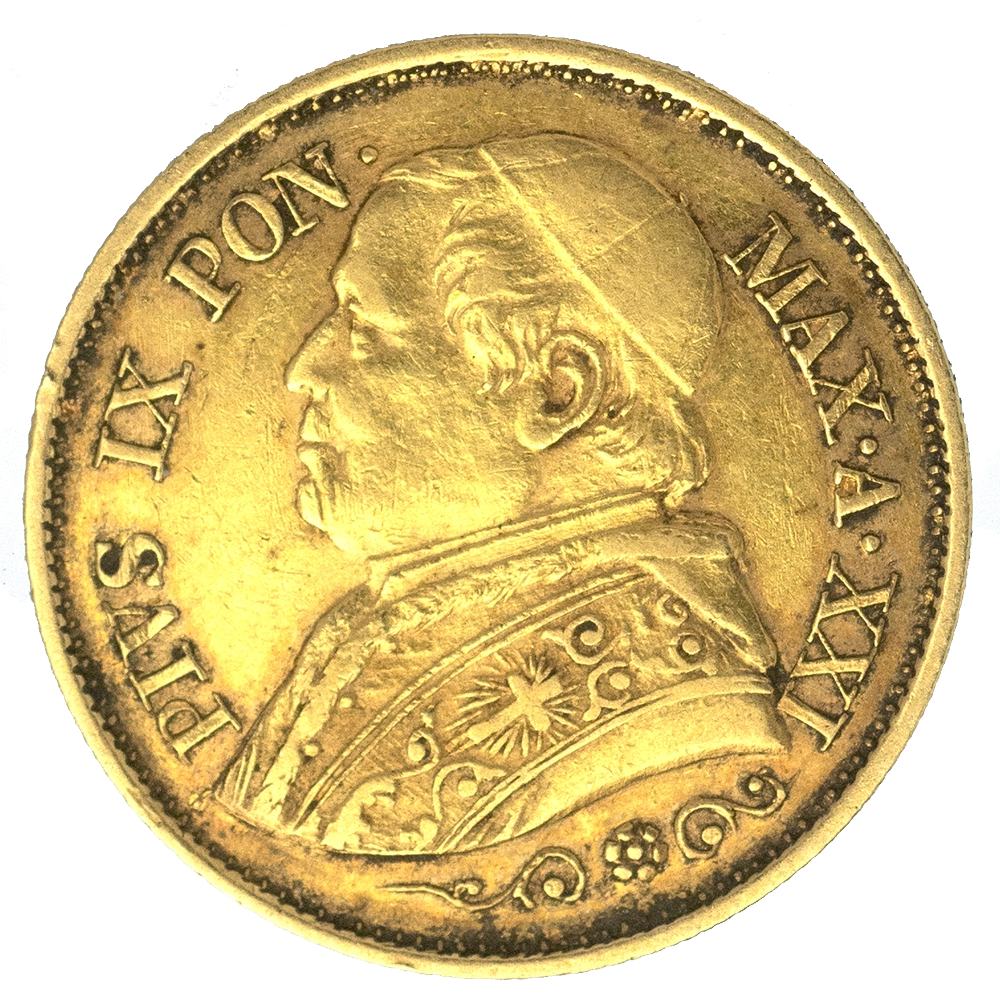 Pièce de monnaie : Vatican-Pie IX 10 lire 1867 Rome