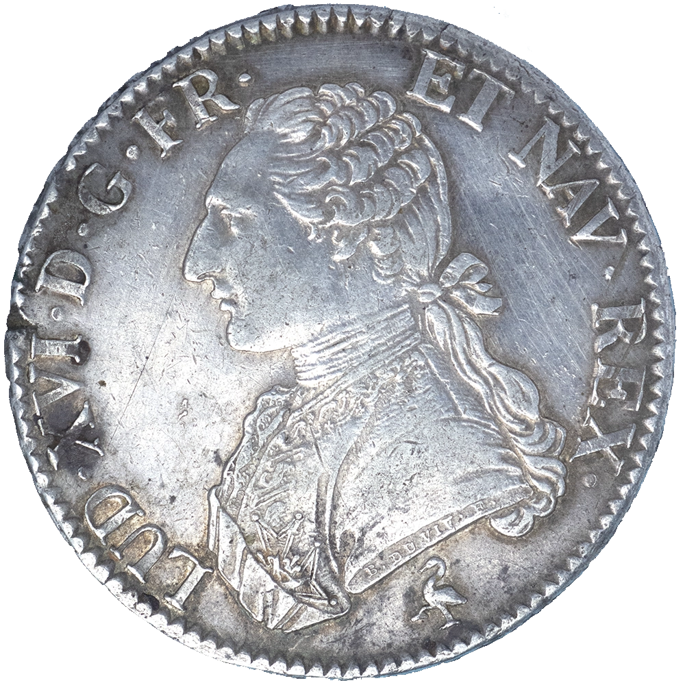 Pièce de monnaie : Louis XVI-Écu aux branches d'olivier 1783 Paris