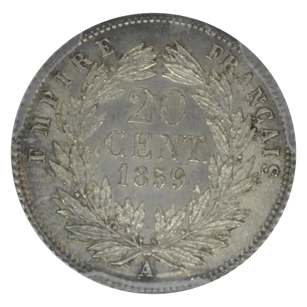 Second-Empire-Napoleon III 50 centimes 1859 Paris