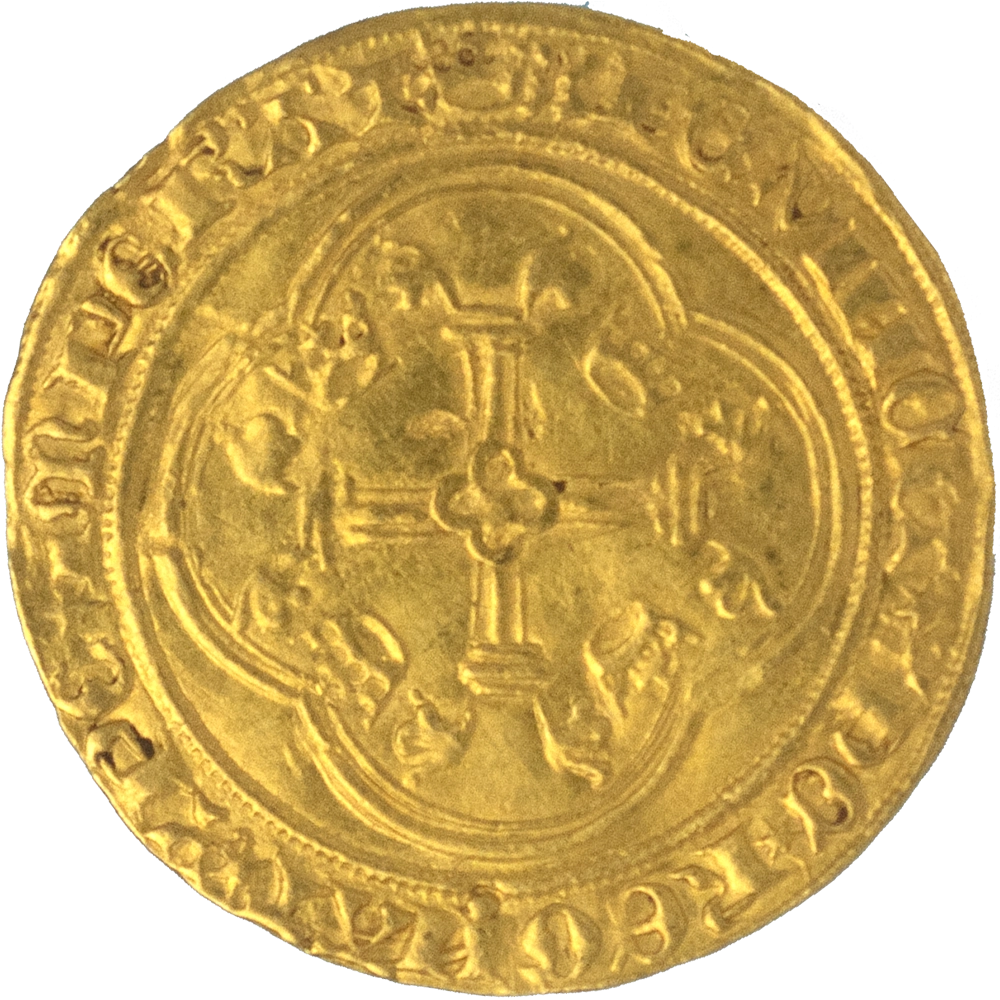 Pièce de monnaie : Charles VII (1422-1461) Écu d'or à la couronne - Tournai