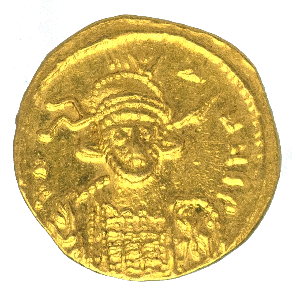 Pièce de monnaie : Constantin IV Solidus (668-685) Constantinople
