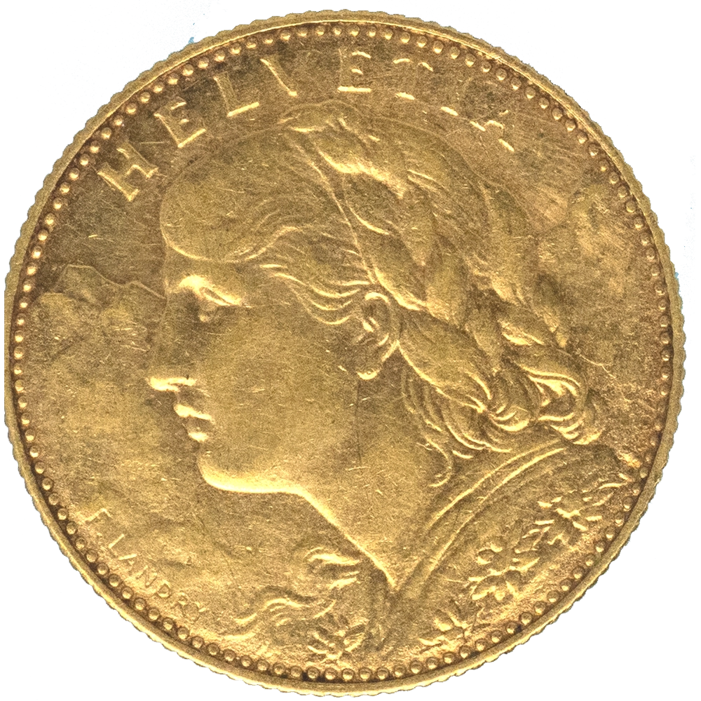 Pièce de monnaie : Suisse-10 francs Vreneli 1911 Berne