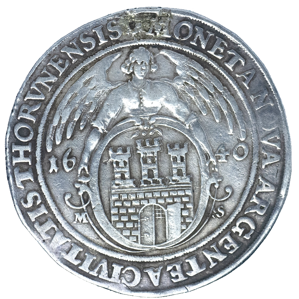 Pièce de monnaie : Pologne 	Ladislas IV Vasa Thaler 1640 Torun