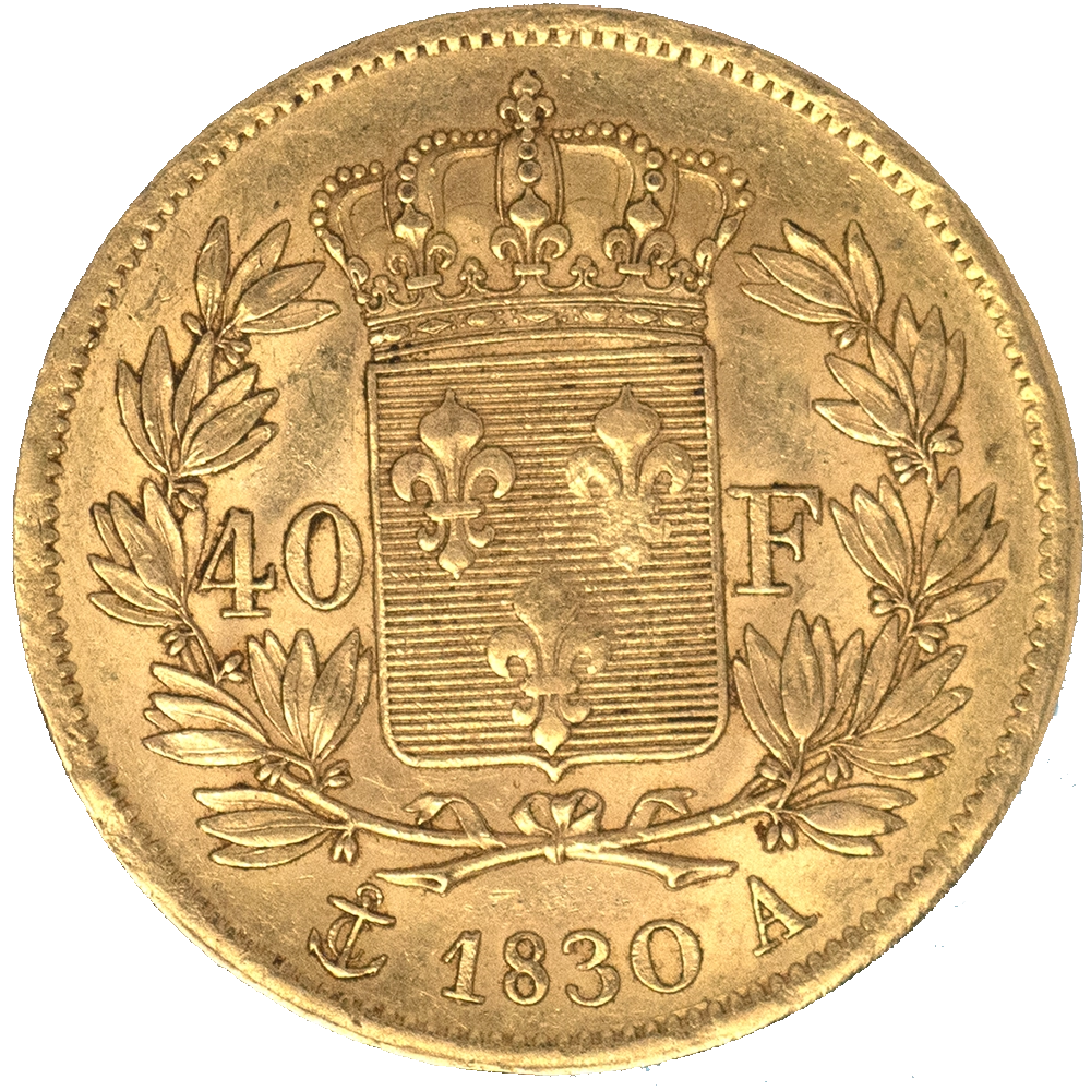 Pièce de monnaie : Charles X-40 Francs 1830 Paris
