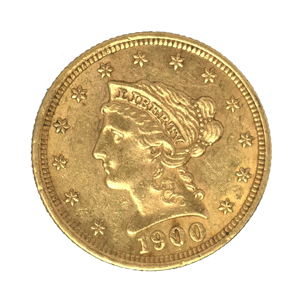 Pièce de monnaie : États-Unis-2,5 Dollars 