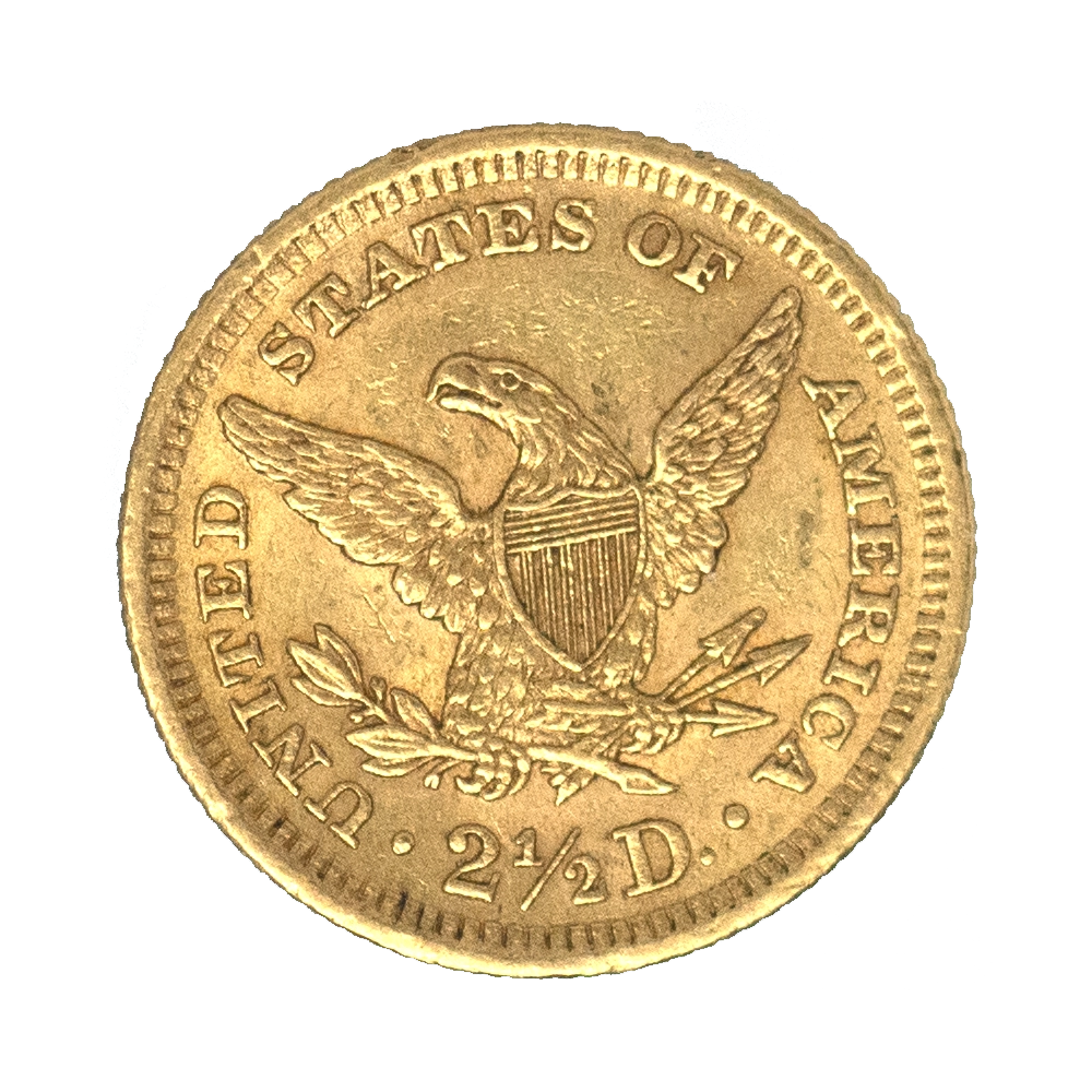 Pièce de monnaie : États-Unis-2,5 Dollars 