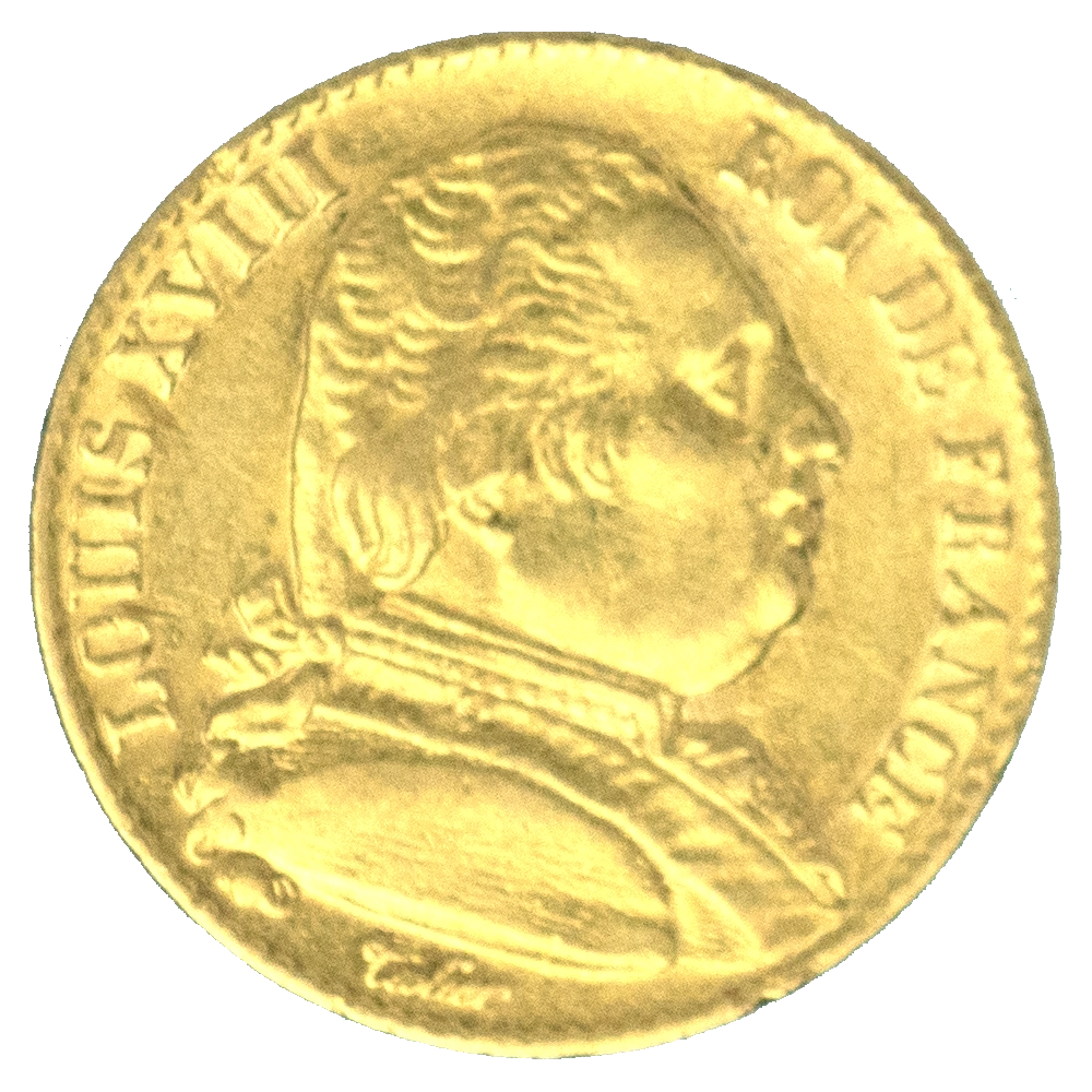 Pièce de monnaie : Louis XVIII-20 Francs 1815 Paris