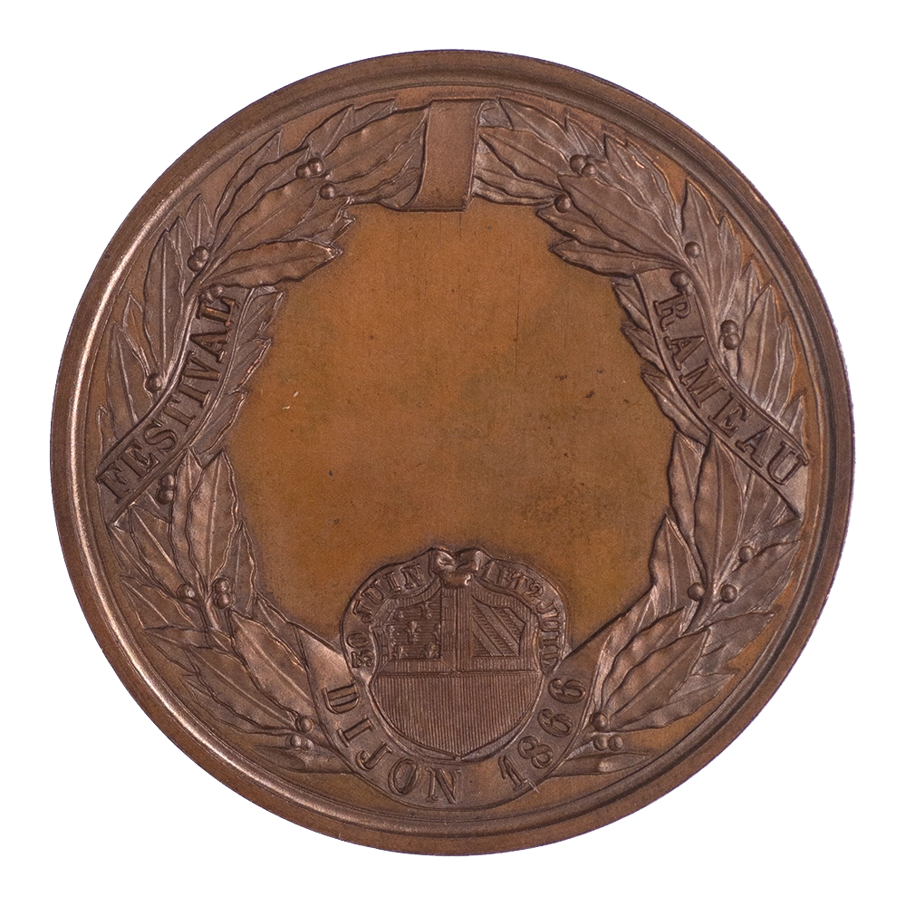 Médaille compositeur Jean Philippe Rameau